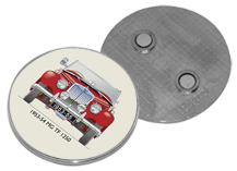 MG TF 1500 1953-55 Round Fridge Magnet